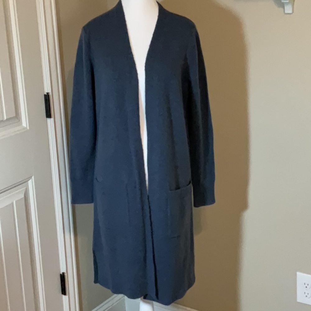 Gianna bini Women's Navy Open Front Cardigan